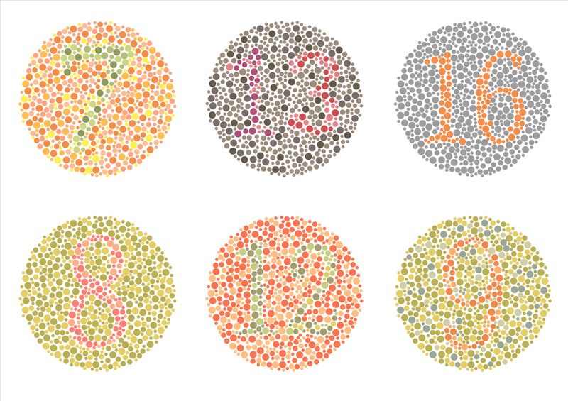 color blind test for young kids